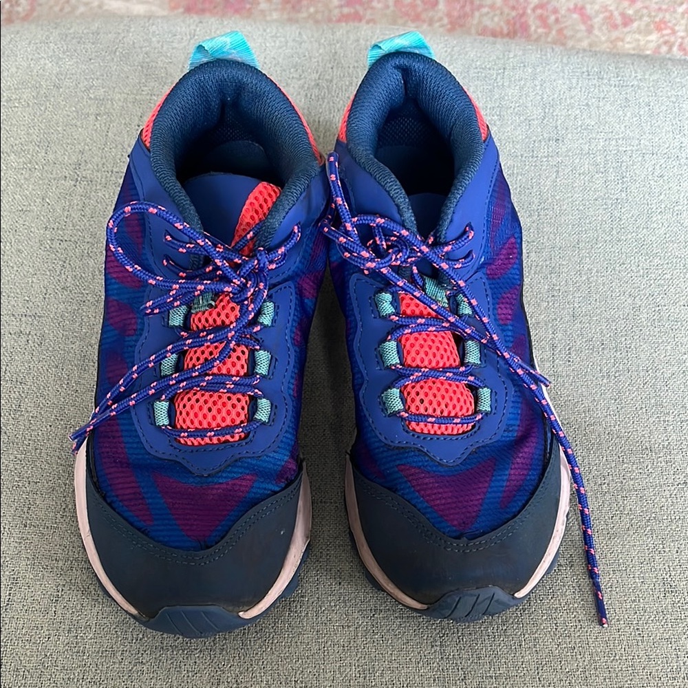 Merely kids Blue+ Hot Pink Moab hiking boots